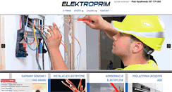 Desktop Screenshot of elektroprim.waw.pl